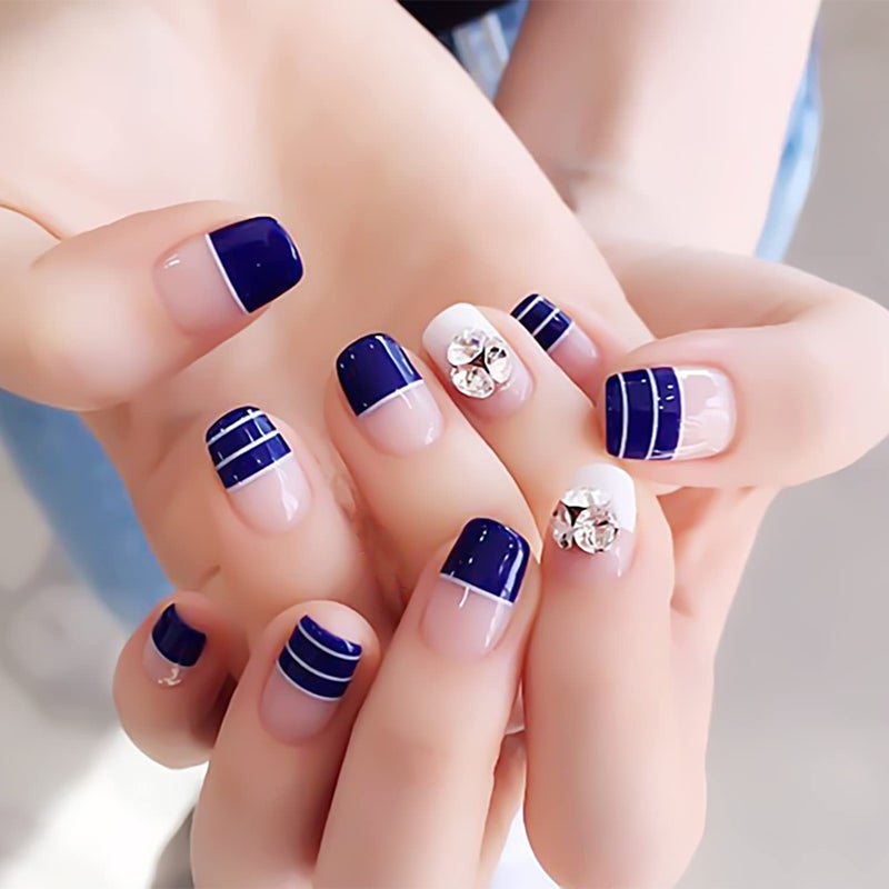 سيلبوي سيلبيكوي 4500 قطعة 90 ورقة أدلة أظافر فرنسية استنسل أظافر ملصقات فن الأظافر ذاتية اللصق شرائط مانيكير فرنسية أدوات تصميم الأظافر ملصقات أظافر فرنسية لفن الأظافر (خط مستقيم) - Image 3